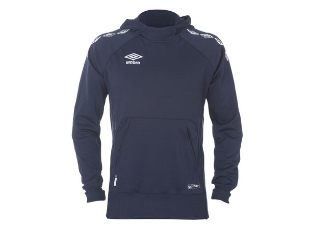 UMBRO UX-1 Hood Top jr Marine/Hv 164 Tøff teknisk hettegenser 
